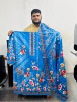 দুবাই সিল্ক কটন থ্রিপিস ৪পিস কম্বো - Image 4