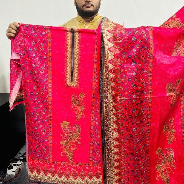 দুবাই সিল্ক কটন থ্রিপিস ৪পিস কম্বো