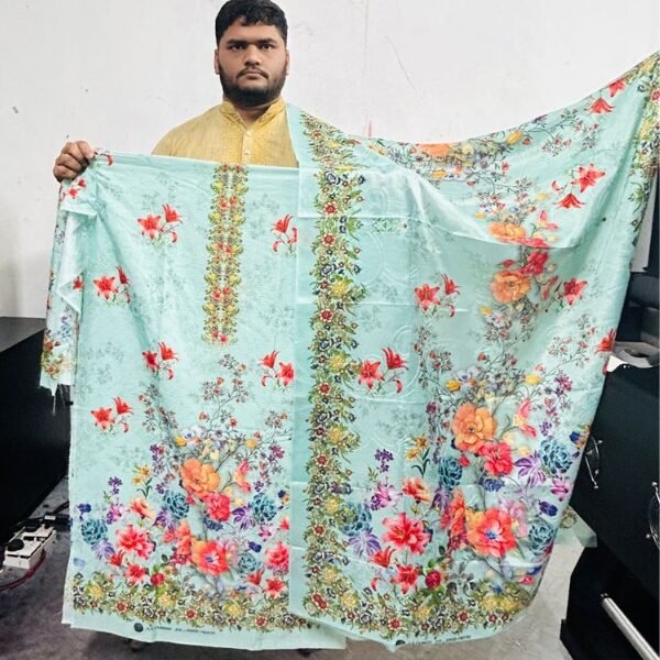 দুবাই সিল্ক কটন থ্রিপিস ৪পিস কম্বো